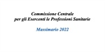 Relazione professioni sanitarie: CCEPS pubblica Massimario 2022