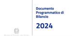 Pubblicato il Documento programmatico di bilancio 2024